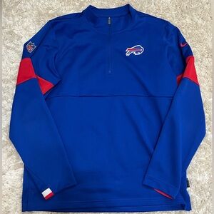 Buffalo Bills Nike Dry-Fir NFL OnField Apparel Quarter Zip